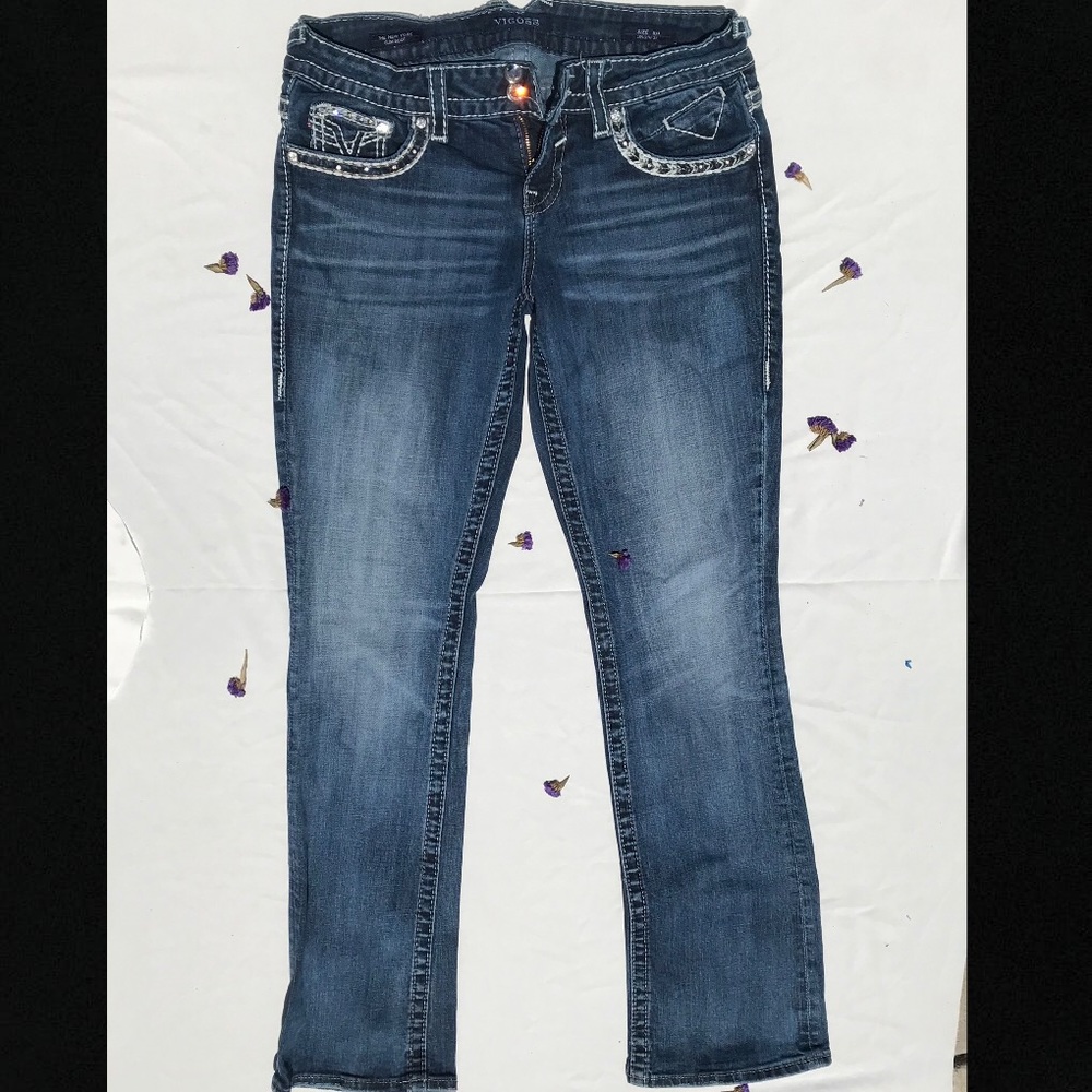Vigoss New York slim boot dark wash jeans
